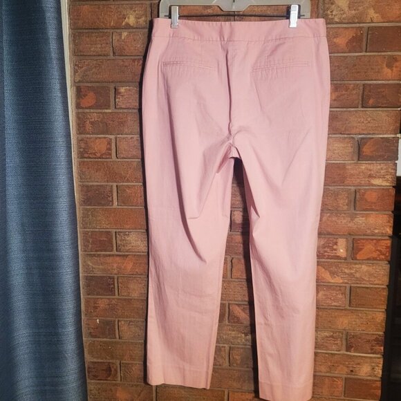 DKNY Perry Pale Pink Size Zip Closure, 2 Back Pockets Ankle Length - Size 10 - Picture 3 of 11